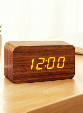 3D LED Digital Alarm Clock Electronic Luminous Night Table