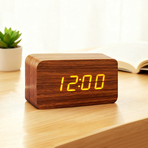 3D LED Digital Alarm Clock Electronic Luminous Night Table
