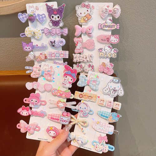 kids hair clips girls baby princess hairpins accessories set