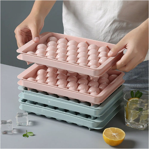 Ice Cube Tray ice ball maker Silicone Mold ice storage box