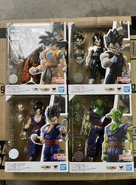 万代龙珠剧场版 SuperHero超级英雄 SHF孙悟饭 悟空 贝吉塔 短笛