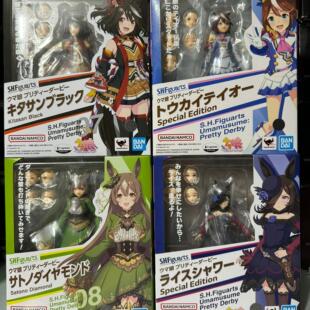 现货 万代 SHF赛马娘 东海帝皇 米浴 北部玄驹 里见光钻 可动手办