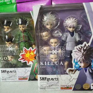 现货 万代 SHF 全职猎人 富力士 小杰 奇犽 揍敌客 成品可动手办