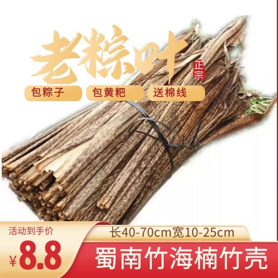 新货四川野生毛竹笋壳斑竹粽叶南竹笋叶端午包粽子笋壳叶黄粑壳叶