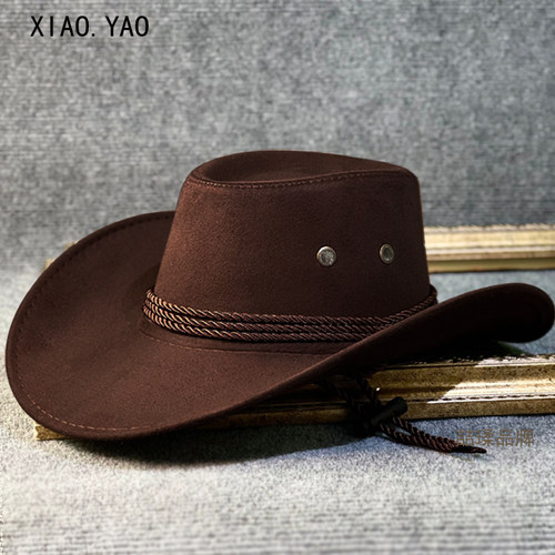 西部牛仔帽子男女旅游登山遮阳帽