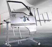 汽车门喷漆架 移动保险杠油漆喷涂翻旋转维修工具架子3种规格