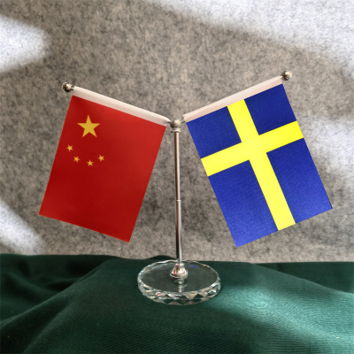 瑞典国旗车载摆台欧洲各国车内