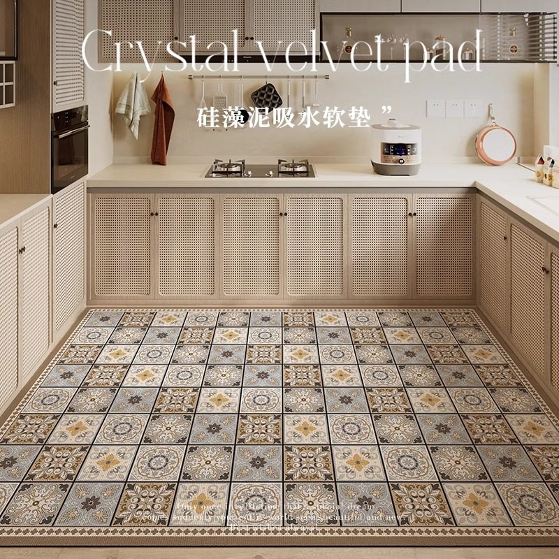 德国厨房专用地垫防滑防油可擦洗免洗耐脏脚垫硅藻泥吸水全铺地毯,居家布艺,厨房地垫,淘宝优惠券,粉丝福利购,淘宝优惠卷