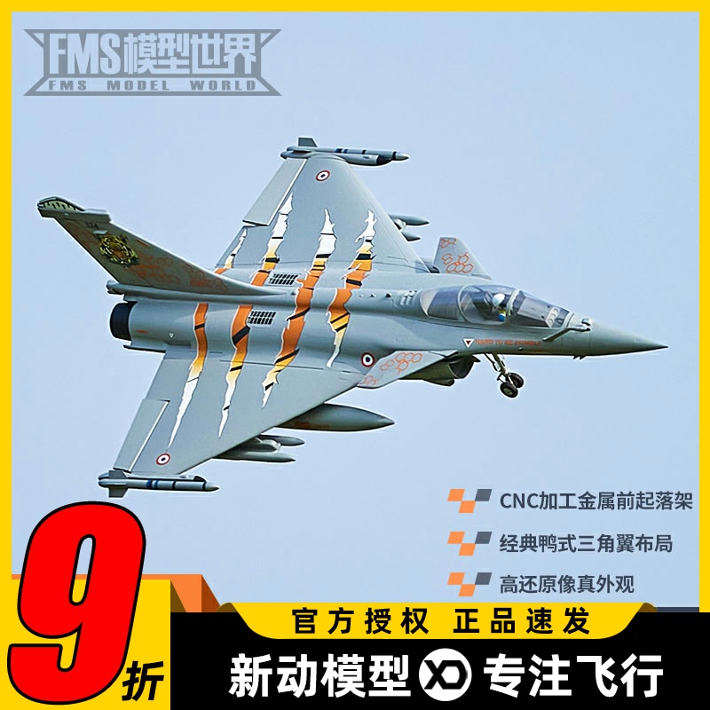 FMS64mm阵风像真航模固定翼模型