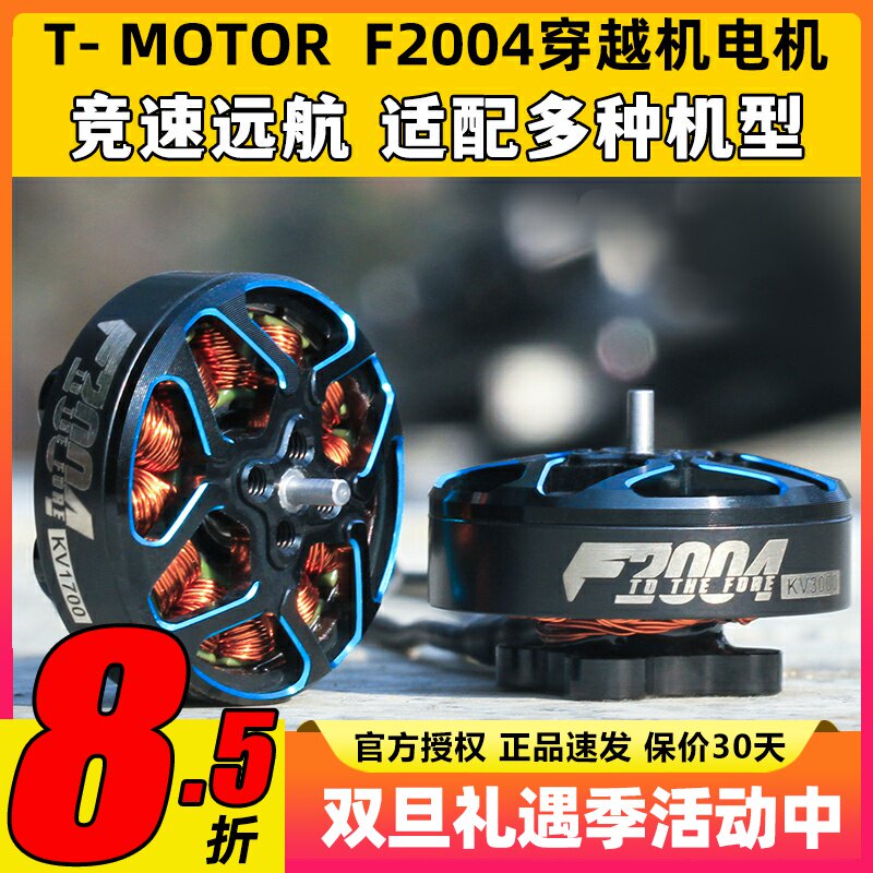 TMOTOR破风F2004长航时4s6s动力无刷电机穿越机3寸4寸FPV牙签机