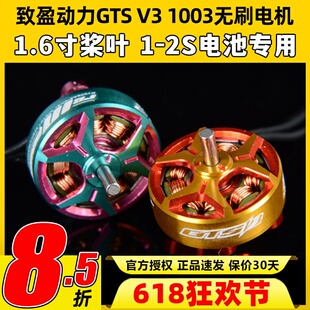 RCinpower致盈动力GTS v3 1003室内竞速穿越机无人电机无刷马达2s