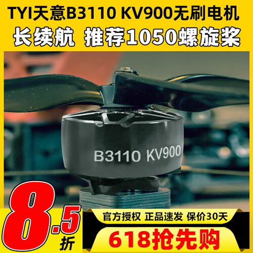 TYI天意B3110无刷电机KV900竞速