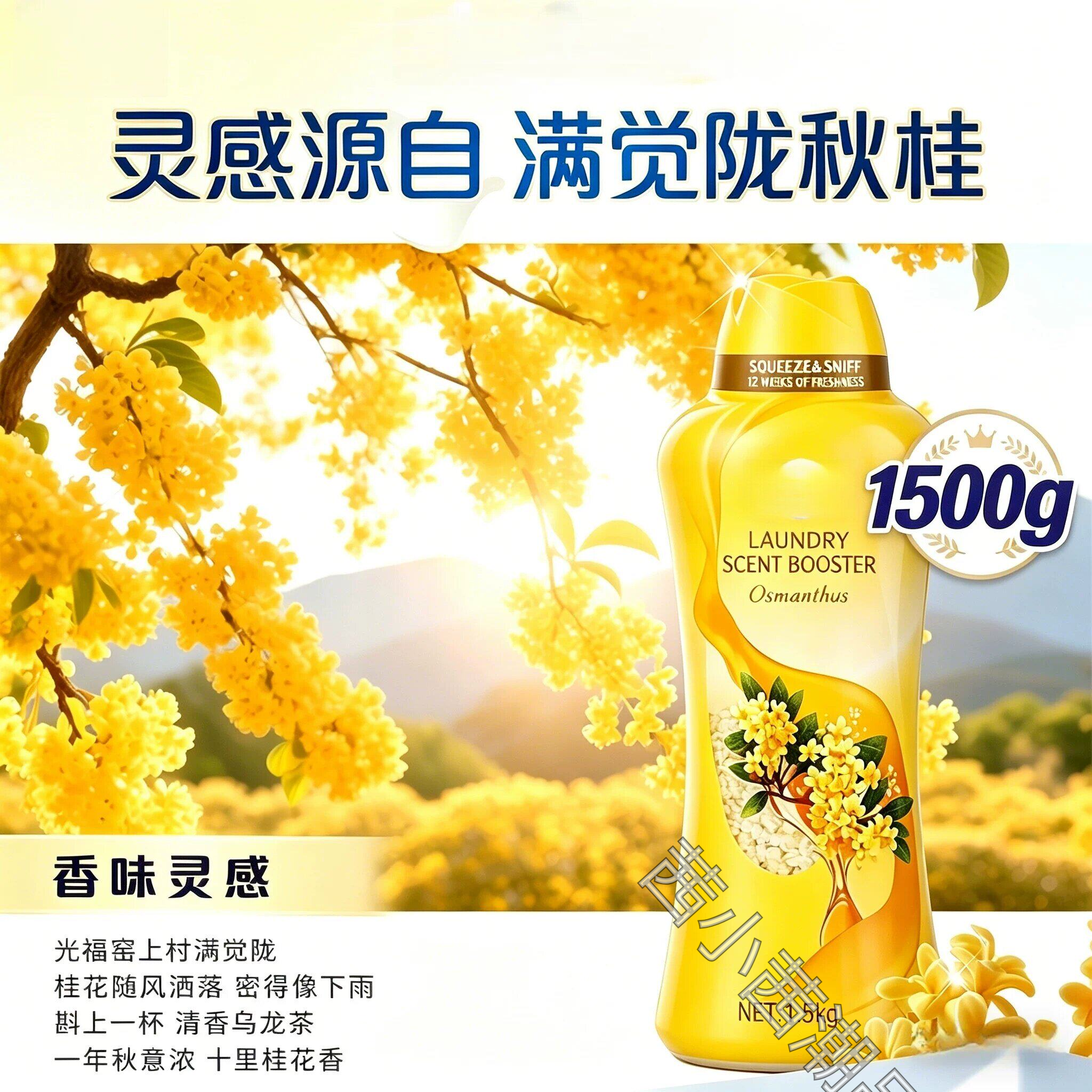 机洗专用留香凝珠持久锁香久留芬芳深层渗透去污柔软衣物清新自然