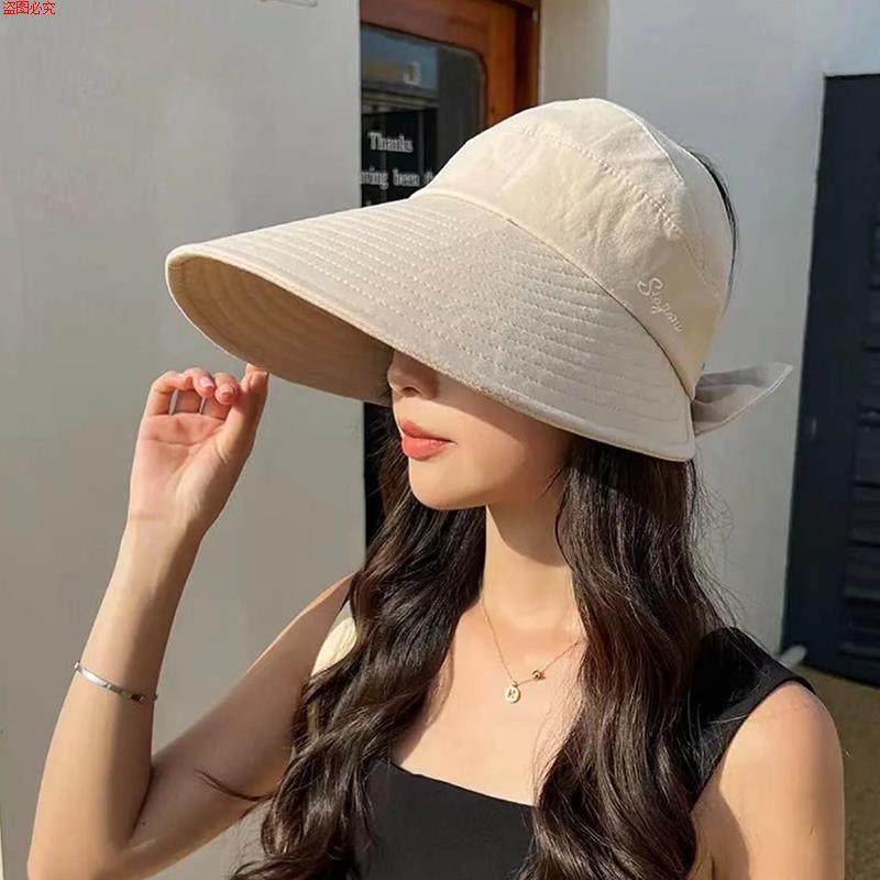 空顶帽出游夏季平大檐遮阳女扎