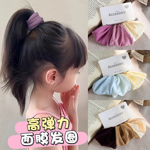 儿童高马尾头绳2026新款女童高端扎头发橡皮筋发绳高弹力面膜发圈