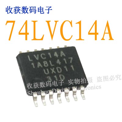 LVC14A 逻辑芯片SSOP-14数字缓冲控制器驱动器UXD11继电器74LVC14