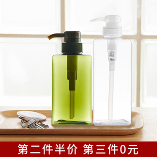 PETG補充替換瓶化妝品壓鴨嘴式 乳液瓶洗發(fā)水護發(fā)素按壓空瓶 分裝
