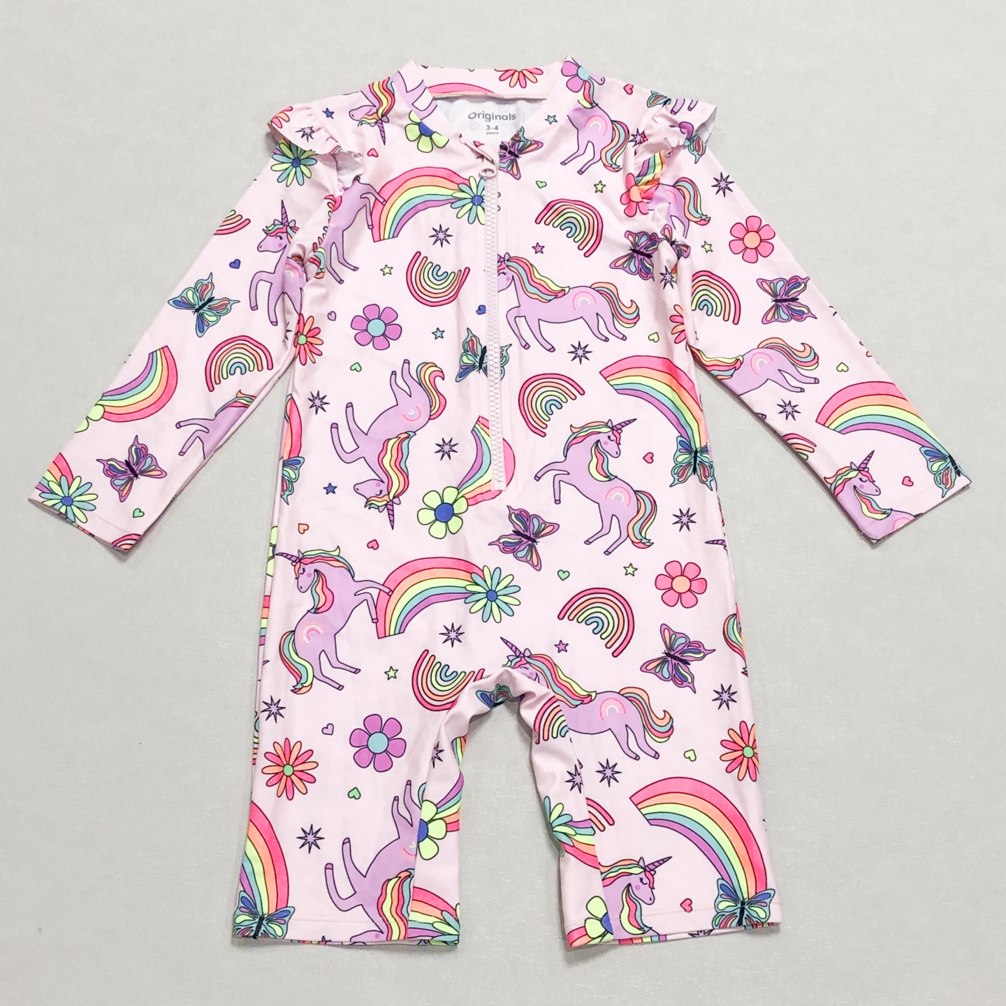 儿童连体游泳衣防晒UPF50+冲浪服