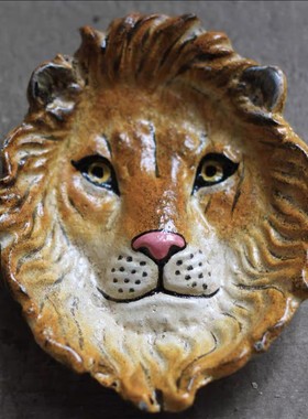 日本dulton彩绘动物铸铁碟