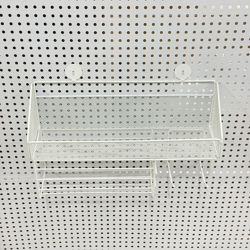适用于宜家ikea洞洞板配件专用挂钩置物架收纳盒金属纸巾盒抽纸架图片