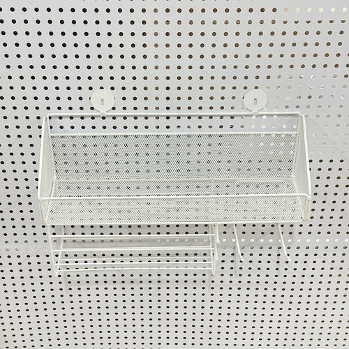 适用于宜家ikea洞洞板配件专用挂钩置物架收纳盒金属纸巾盒抽纸架