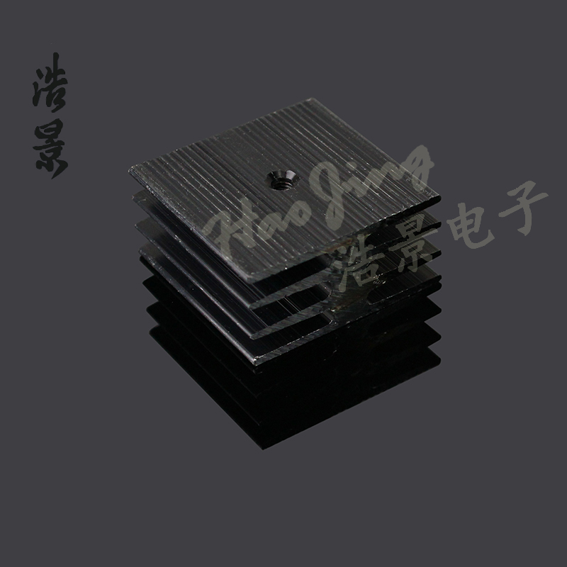 方桥 KBPC桥堆散热器 散热片铝型材 KBPC 散热器 35*35*17mm