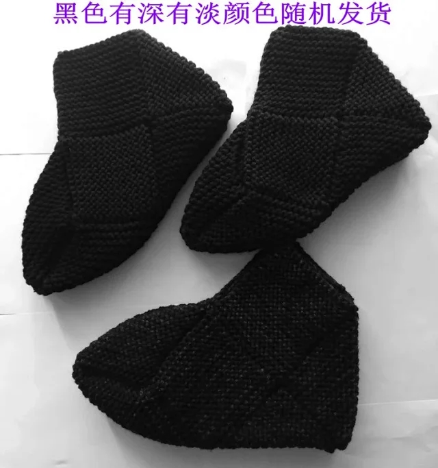手工编织居家袜套保暖厚