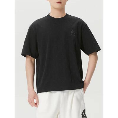 MLB26新款男女NY复古舒适透气暗纹满标休闲运动短袖T恤3ATSM5163