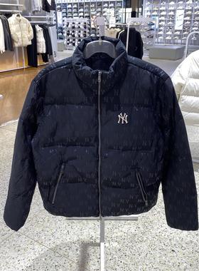 球星时尚3ADJM0346羽绒服黑色MLB款男女情侣保暖防风休闲轻薄舒适
