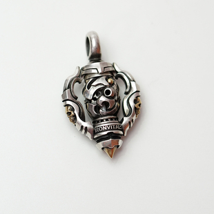 铁心银饰 原创设计吊坠925纯银自发光项坠 五一新品“永动之心”