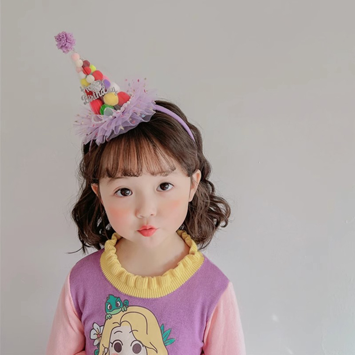包邮生日蜡烛发箍小红书派对装扮生日头饰拍照神器造型发卡蛋糕帽