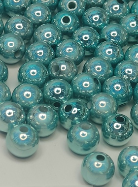 （9.9元包邮）27-003卡8金属漆蓝色20个不满9.9随机发一颗米