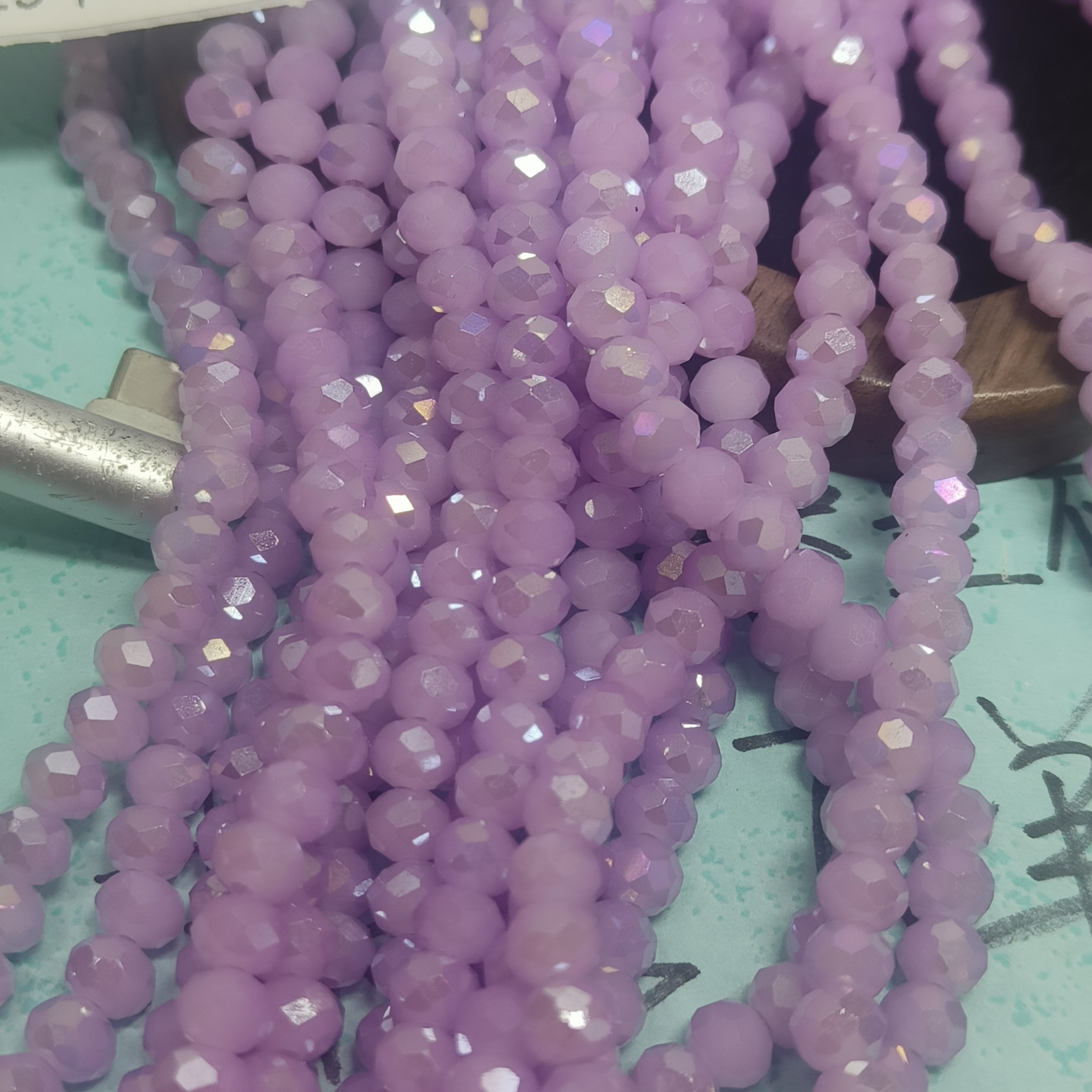 （9.9元包邮）82-015卡6切面扁圆紫玉一条,饰品/流行首饰/时尚饰品新,其他DIY饰品配件,淘宝优惠券,粉丝福利购,淘宝优惠卷