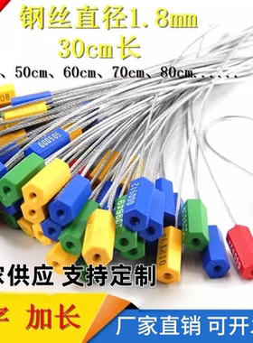 钢丝封条一次性防盗铅封可开发票