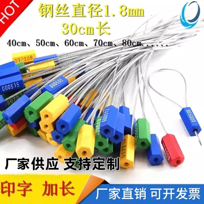 钢丝封条一次性防盗铅封可开发票