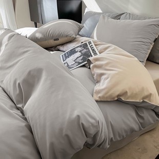 纯色全棉纯棉被套单件被罩150x215x180x200x230x160x220x250x248