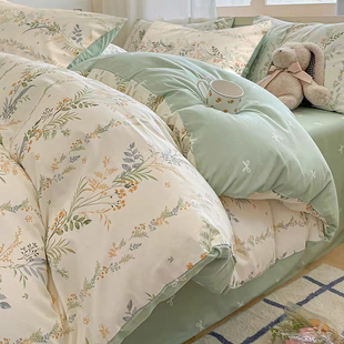 全棉纯棉被套单件150x180x200x230x210x220x250cm单双人被罩床上