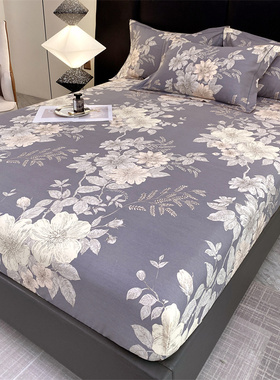 加厚全棉纯棉床笠定制订做尺寸薄垫棕垫1.35榻榻米135x190x20磨毛