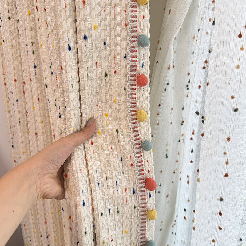 多巴胺奶油甜心 儿童房女孩房浪漫卧室卡通窗帘兔子纱糖豆云朵纱,居家布艺,定制窗帘,淘宝优惠券,粉丝福利购,淘宝优惠卷