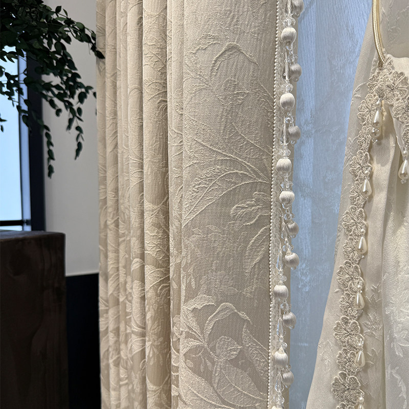 左岸情书新款高档美式轻奢法式新中式简欧大气别墅客厅卧室落地窗