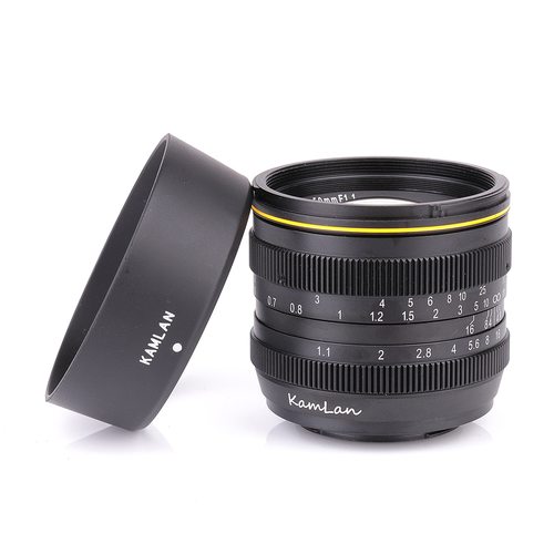 KAMLAN 50mm F1.1 定焦大光圈APS-C手动人像风景微单镜头