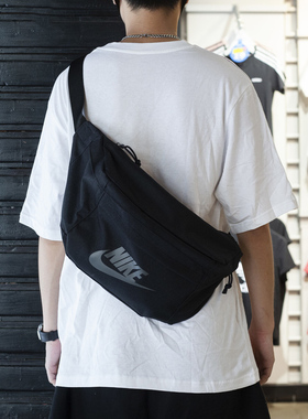 酷动城/NIKE耐克王一博同款斜挎包男女运动腰包大容量胸包 BA5751