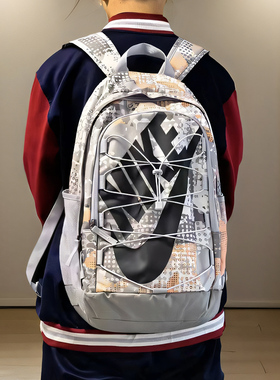 耐克背包男双肩包nike书包女学生初中高中大容量电脑包BA6550-042