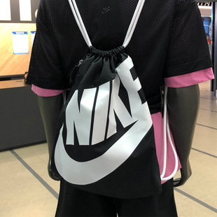 NIKE耐克抽绳包双肩包男背包女运动训练健身束口袋篮球足球收纳包