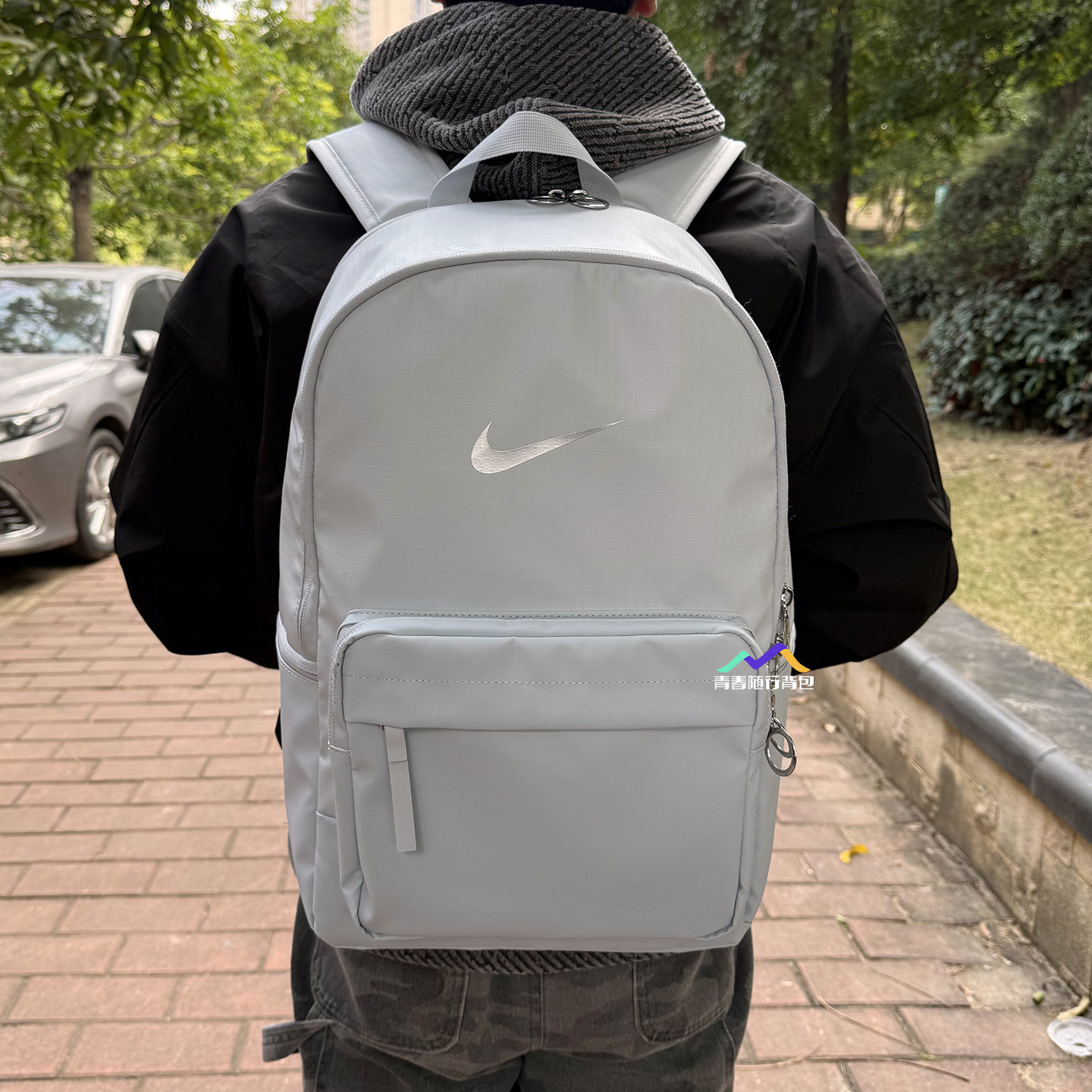 耐克学生书包初中高中男女2026新款NIKE双肩包电脑包运动包高颜值