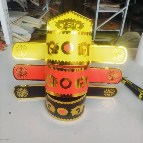 官帽仙家神仙帽子纸质新款手工状元制作财神帽子仙家用品乌纱帽
