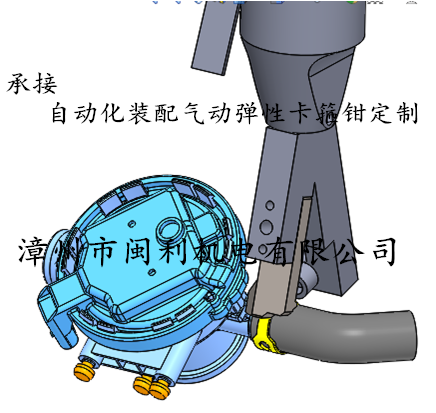 闽利气动自动化侧边弹性卡箍钳 汽摩配件卡扣钳汽油管卡箍钳 夹钳图片