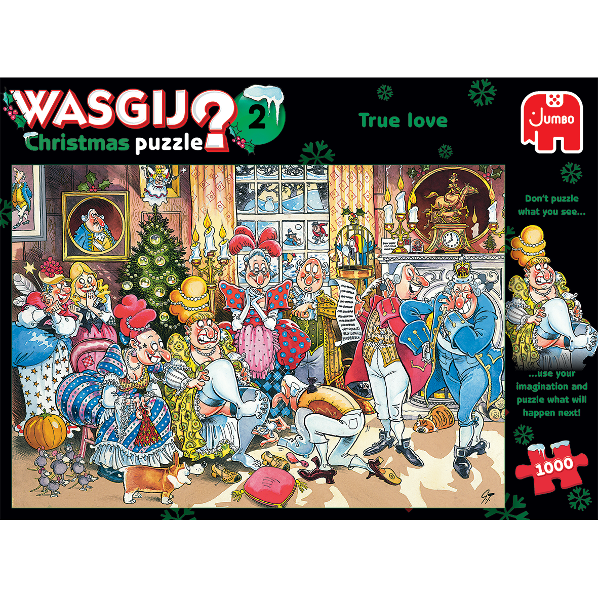 荷兰进口拼图悬疑系列拼图Jumbo