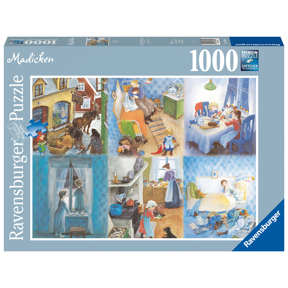 现货Ravensburger1000片德国进口拼图疯丫头马迪根减压益智玩具 玩具/童车/益智/积木/模型 拼图/拼板 原图主图