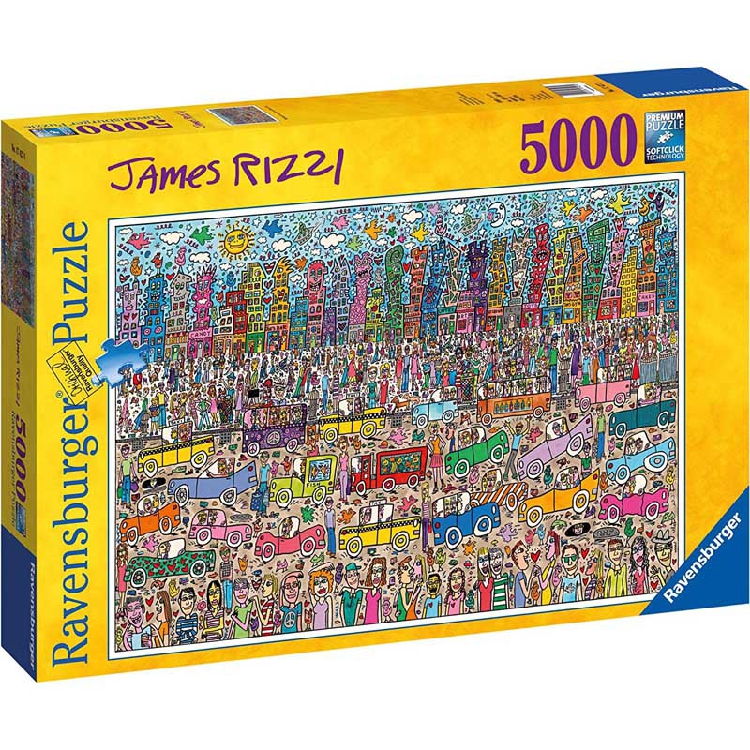 【现货包邮】德国Ravensburger 5000片 17427进口拼图童话世界-封面